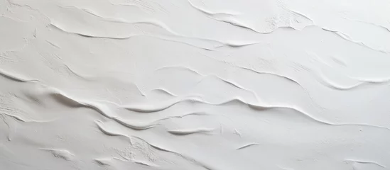 Zelfklevend Fotobehang White plaster texture on paper wall © LukaszDesign