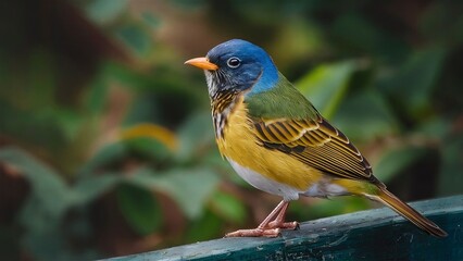 Follow bird beneath canopy tropical paradise whose feathers equal vibrant blossoms far-off flowers. flits among the trees, plumage,  symphony pinks, oranges, and purples, creates a spectacle color.