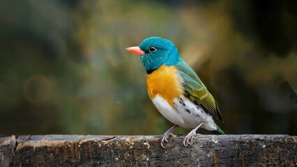 Follow bird beneath canopy tropical paradise whose feathers equal vibrant blossoms far-off flowers. flits among the trees, plumage,  symphony pinks, oranges, and purples, creates a spectacle color.