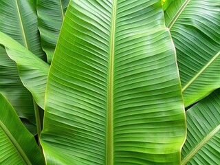 green leaves background generative ai