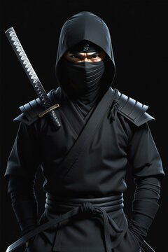 ninja warrior with sword