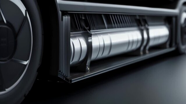 A zoomedin shot of a trucks front wheel well showing how it is designed to direct air away from the vehicle and create a smoother flow around it.