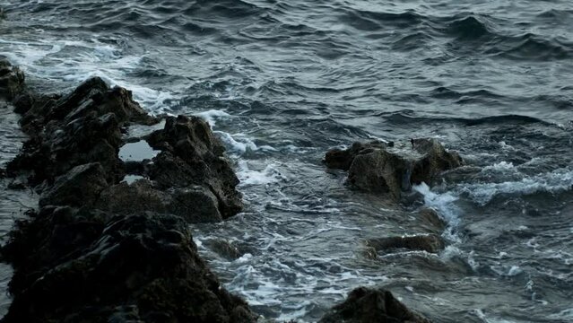 Waves splash nature norway northern norway andoy andøya andenes