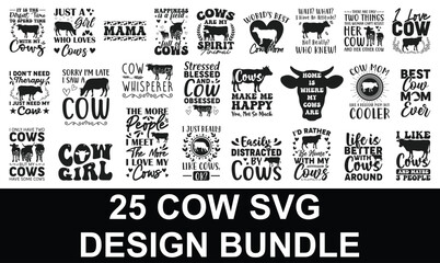 Cow svg bundle, Quotes designs vector, Typography t shirt Print Template © AbdullahAl