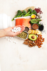 Foods rich in magnesium. Healthy food