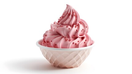 pink ice cream