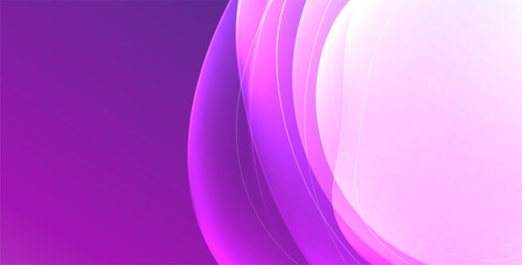 Colorful transparent flowing fluid shapes with glow effect geometric background. Wavy lines round forms. Vector illustration For Wallpaper, Banner, Background, Card, Book Illustration, landing page