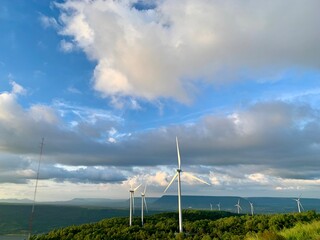 Windmill view point Lam Takhong Dam
