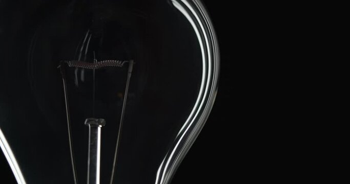 Clear Light Bulb, Frame-Left, Lighting And Turning Off