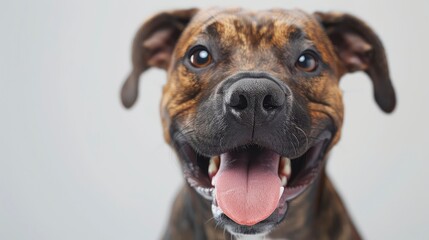 Adorable Funny Smiling Dog White Background, Desktop Wallpaper Backgrounds, Background HD For Designer