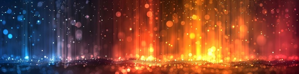 Abstract Bokeh Fire Wallpaper in Vibrant Colors, To add a touch of festive and celebratory atmosphere to any setting, whether used as a wallpaper,