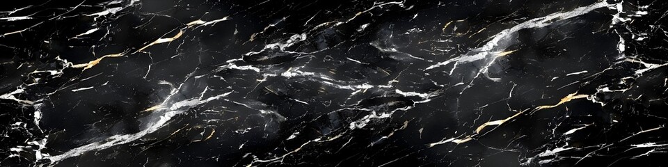 Black Gold Marble Wall Surface - Luxury Interior Design