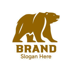 Modern Bear Logo. Logo Brand. Vector. Eps10