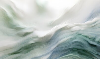 An abstract blur of white, blue, and green colors with a grainy texture on a white background, generative AI - obrazy, fototapety, plakaty