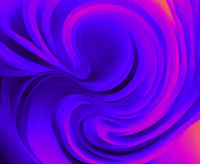 Obraz premium Abstract gradient structure with infinite depth and complexity in purple blue and pink