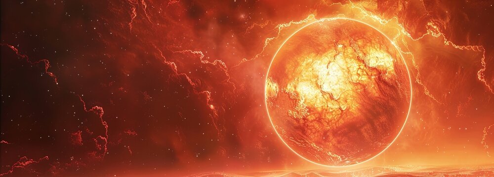 The Luminous Transition of Red Giants, Casting Soft, Warm Light Across the Universe in Their Celestial Twilight.