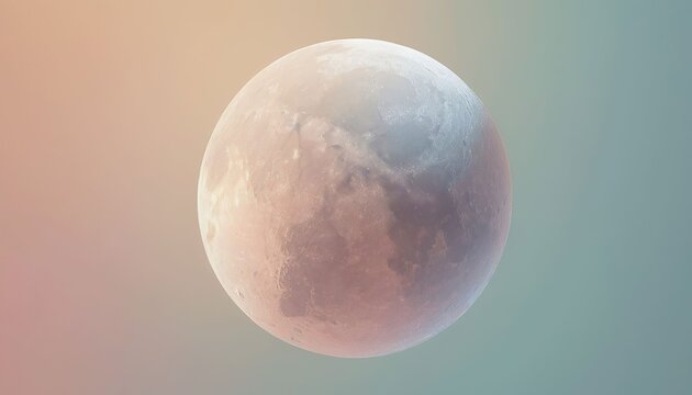 moon in the sky, 3d render, computer generated image.