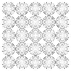 Classic Black Pattern Design Isolated on White