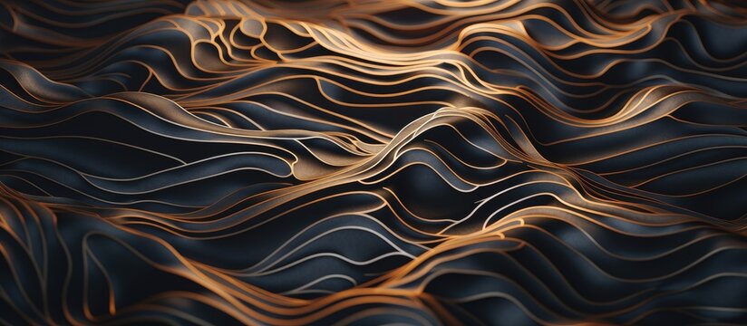 Organic light scattering on a textured surface with random extruded patterns