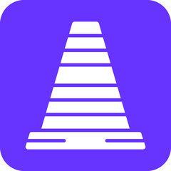Traffic Cone Icon Style