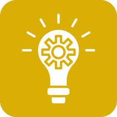 Fototapeta premium Creative Process Icon Style
