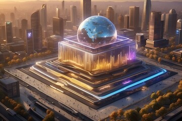 the world in the city in the future 