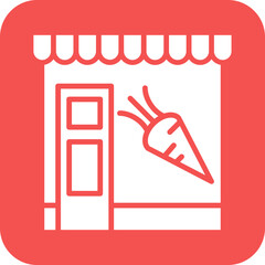 Vegetable Shop Icon Style