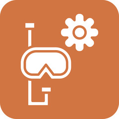 Gear Testing Icon Style