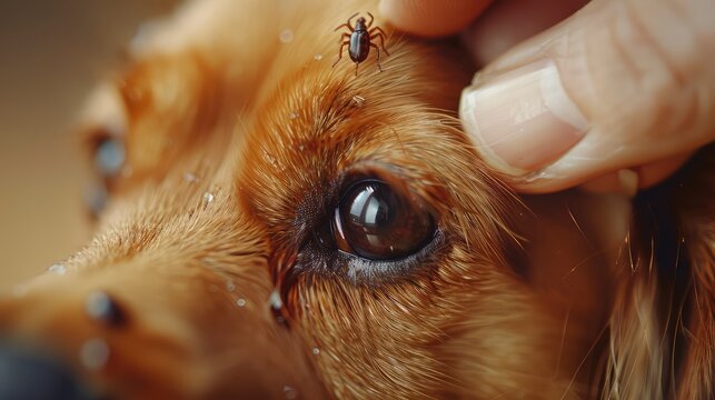 Treatment Dogs Ticks Fleas Concept, Desktop Wallpaper Backgrounds, Background HD For Designer