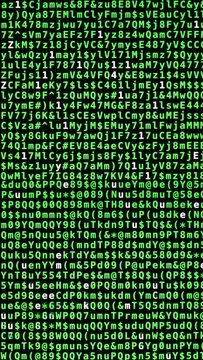counting numbers, time and code information in vertical