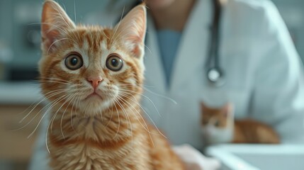 Veterinary Examination Cat Kitten, Desktop Wallpaper Backgrounds, Background HD For Designer