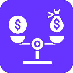 Balanced Budget Icon Style