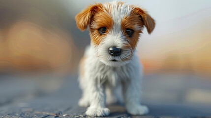 Wire Haired Jack Russell Terrier Puppy, Desktop Wallpaper Backgrounds, Background HD For Designer