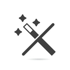 Vector Isolated No Magic Wand Icon
