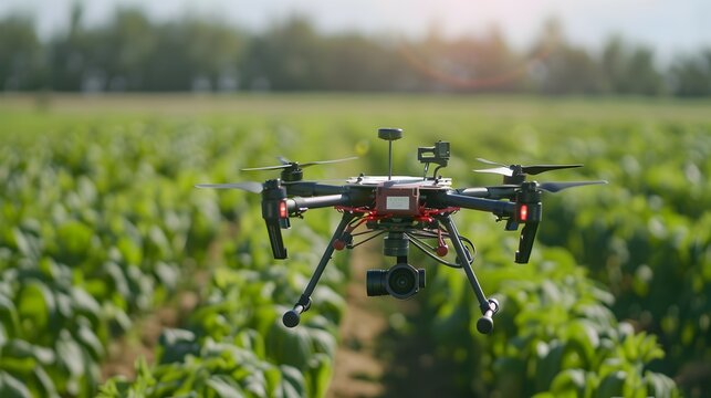 Drone in Tobacco Farming for Yield Tracking, To showcase the use of drones in agriculture for efficient crop management and yield tracking