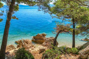 Beaches Makarska Riviera tourist destination Croatia