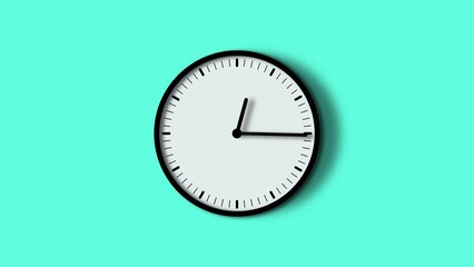 Abstract beautiful  wall clock icon illustration background 4k .