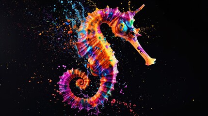 Aquatic Animals Seahorse That Swim