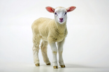Fototapeta premium sheep and lamb isolated