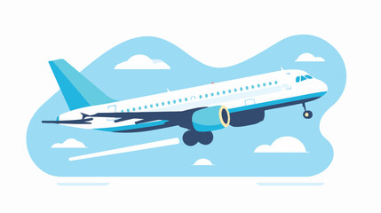 airplane vehicleying isolated icon vector illustration