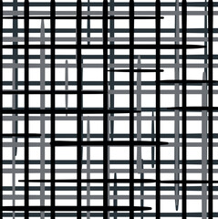 A cage with thick rods and a depth effect.