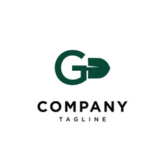 Letter G Shovel spade logo icon vector template.eps