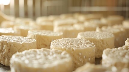 Texture Formation: The cheese develops a granular texture with a satisfying crunch 