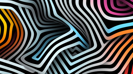 Abstract background with stripes