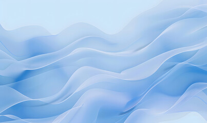 A simple background with blue soft, delicate, quiet gradients, Generative AI 