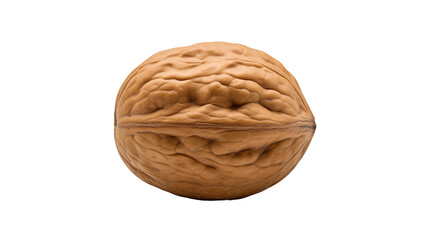 Macro Capture of Fresh Walnut on Transparent Background - Organic Nut Close Up for Culinary Creations and Healthy Snacking