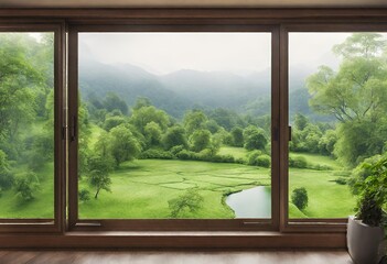 view through the window