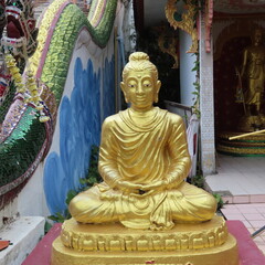 In the grounds of the Golden Buddha on the island of Ko Samui in Asia, Thailand on January 25th,...