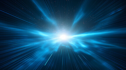 Obraz premium Abstract image of a space filled with bright lights