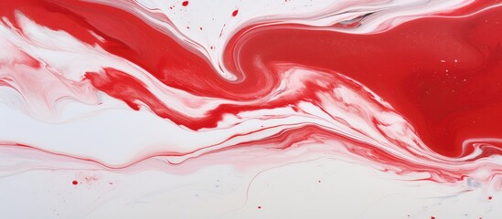White Marble Texture and Abstract Red White Background